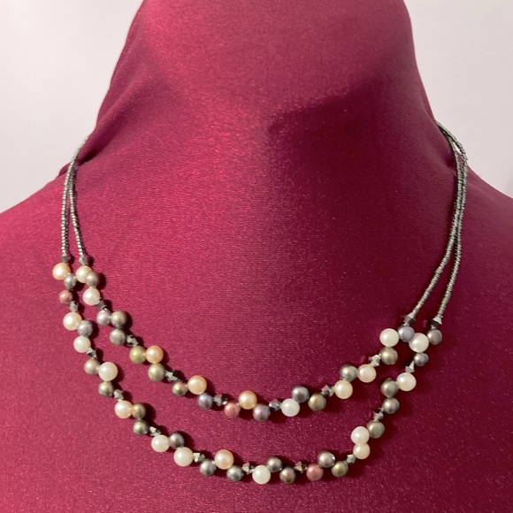 Lia Sophia Jewelry - Summer sale Lia Sophia 2 Strand Pearl Necklace Freshwater Pearls
